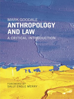 cover image of Anthropology and Law